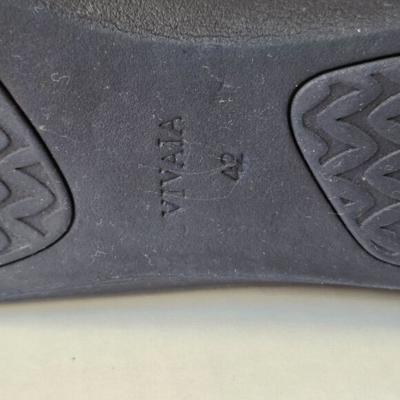 Vivaia Shoes Womens 42 /10.5 Navy Blue Margot Square Toe Mary Jane - Picture 9 of 10